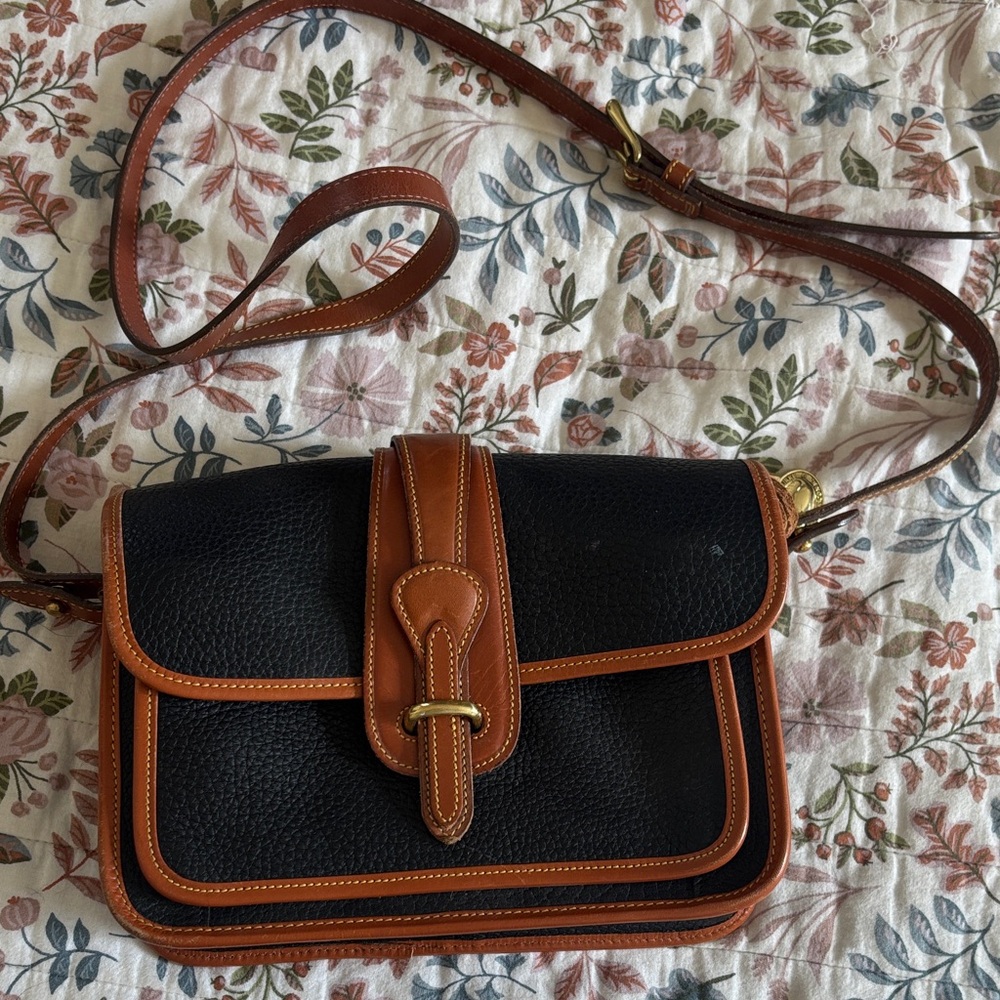 Vintage Leather Dooney and Bourke Crossbody Purse